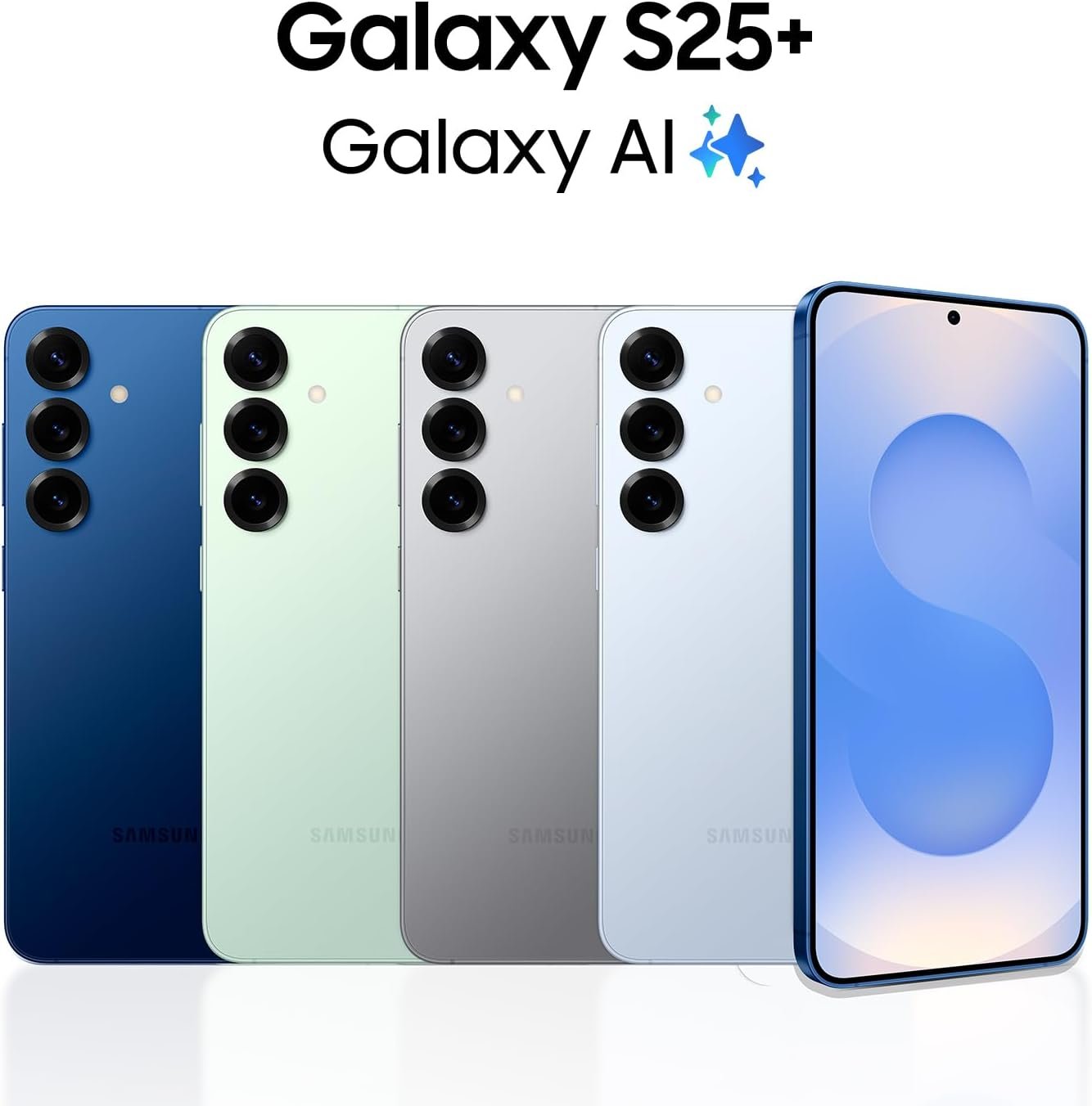 SAMSUNG Galaxy S25+ Cell Phone, 512GB Smartphone, Unlocked Android, AI Night Mode Camera, Snapdragon 8 Elite Fast Processor, ProScaler Display, 4900mAh...