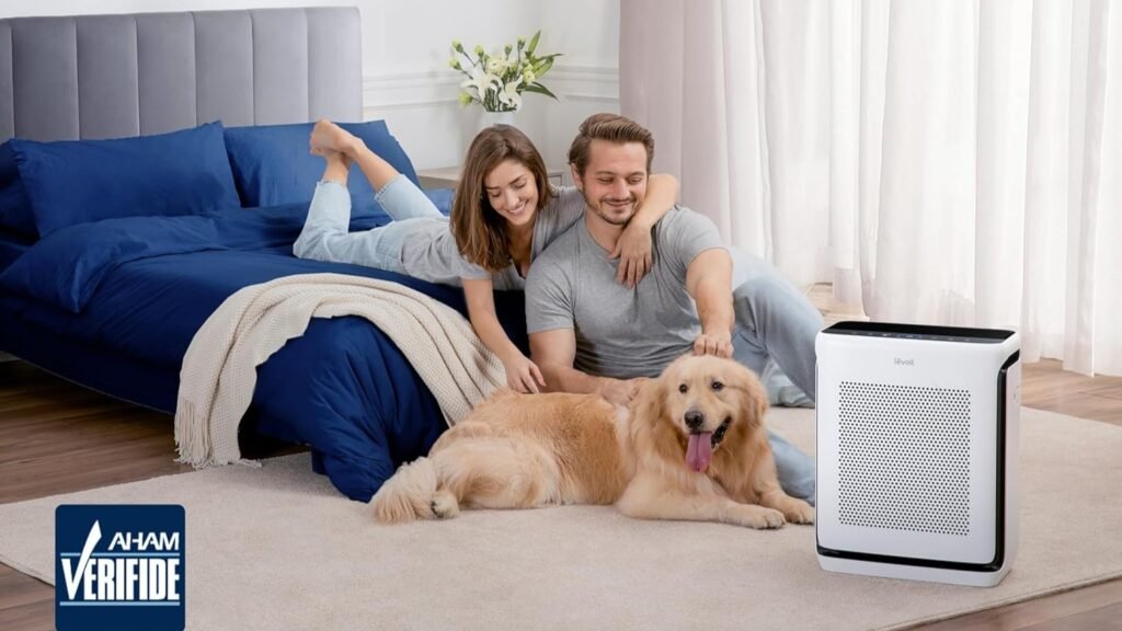 LEVOIT Air Purifiers for Home Large Room Up to 1875 Ft² with Washable Pre-Filter, AHAM VERIFIDE, Air Quality Monitor, HEPA Sleep Mode for Allergies, Pet...
