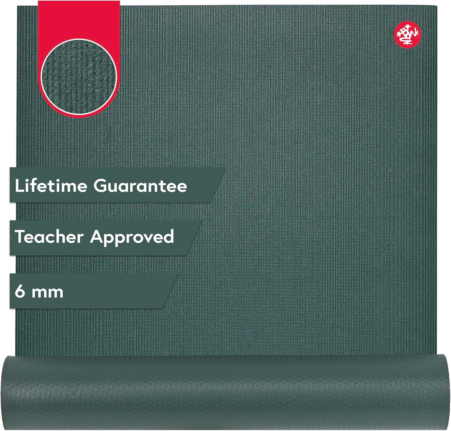 Manduka PRO Yoga Mat - 6mm | Lifetime Durability | Hygienic Construction | Premium Studio Quality | Teacher Approved