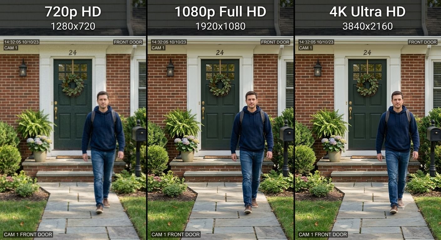 Security Camera Resolution Guide: 720p, 1080p, 4K Compared ...